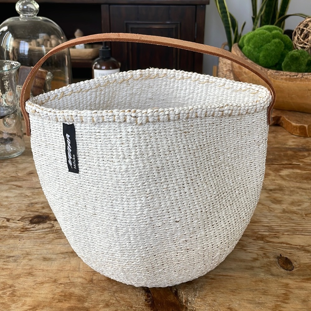 MIFUKO KIONDO WOVEN MARKET BASKET, S